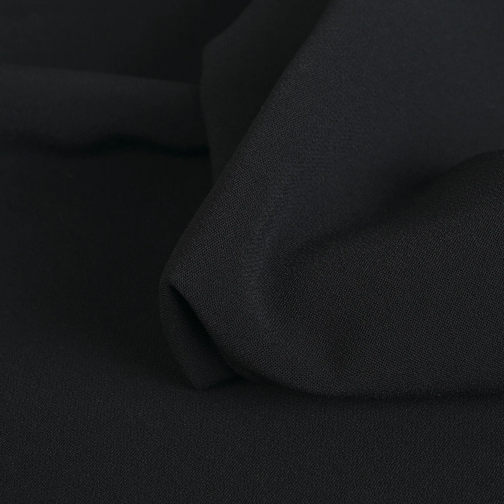 Black Crepe Fabric 3094