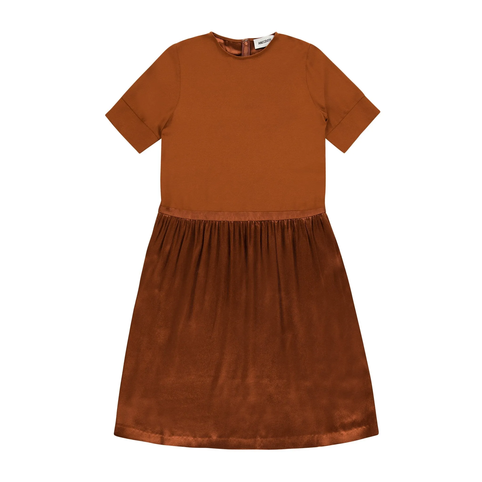 Evelyn Dress - Brick - LAST PIECE