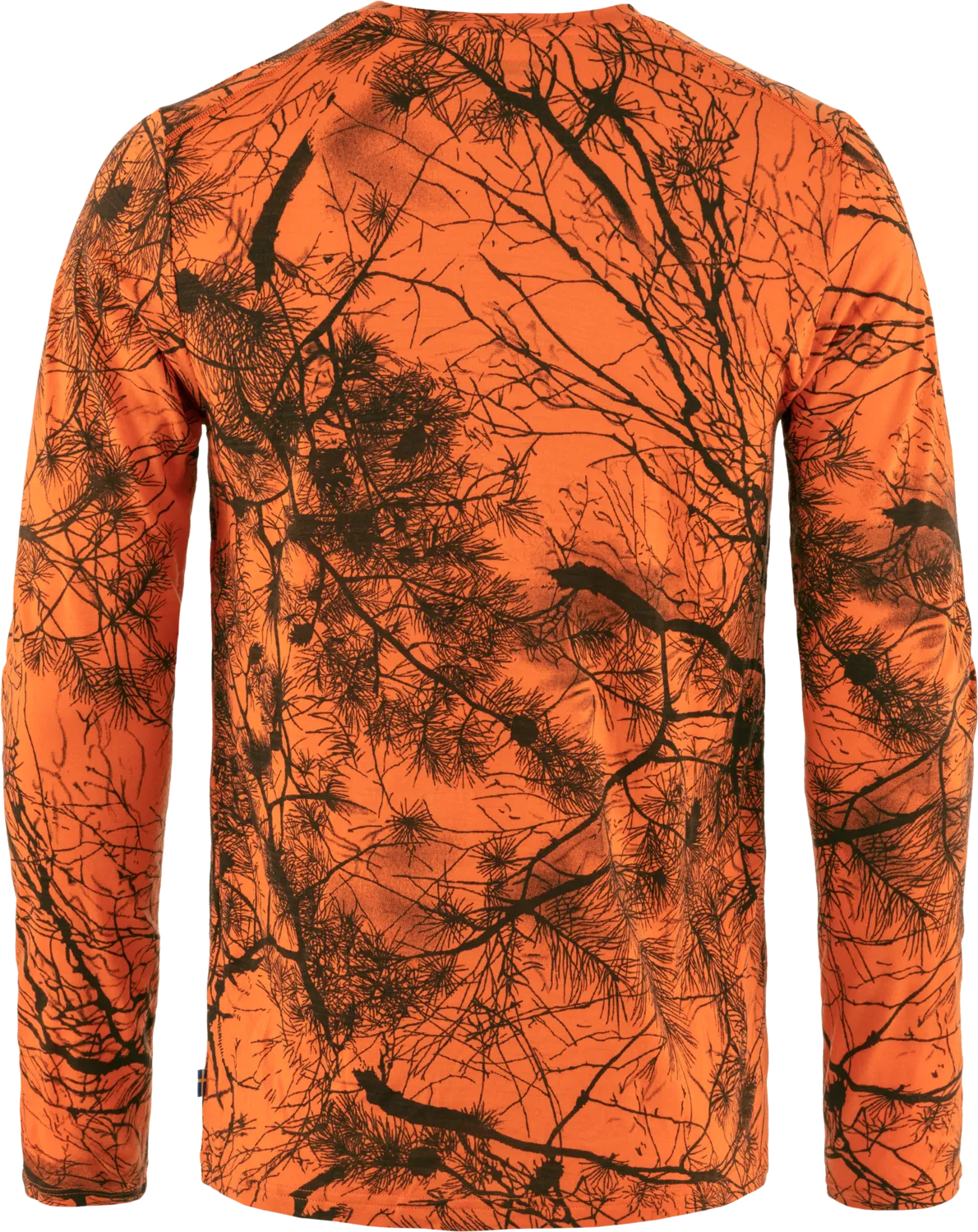 Fjällräven Men&#x27;s Värmland Wool Long Sleeve Orange Multi Camo | Buy Fjällräven Men&#x27;s Värmland Wool Long Sleeve Orange Multi Camo here | Outnorth