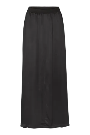 Flora Wide Skirt - Black