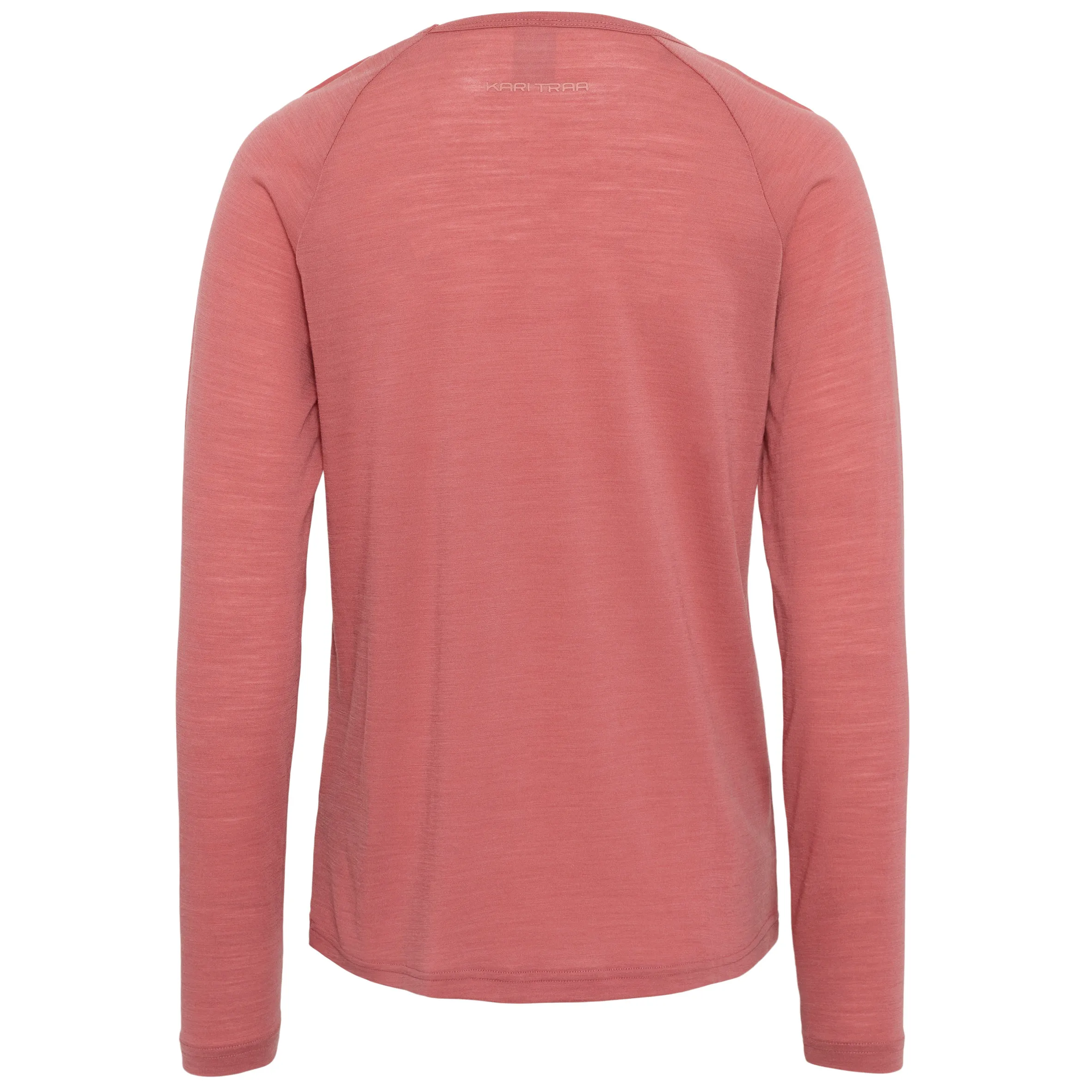 Kari Traa Women&#x27;s Sanne Wool Long Sleeve Dark Dusty Orange Pink | Buy Kari Traa Women&#x27;s Sanne Wool Long Sleeve Dark Dusty Orange Pink here | Outnorth