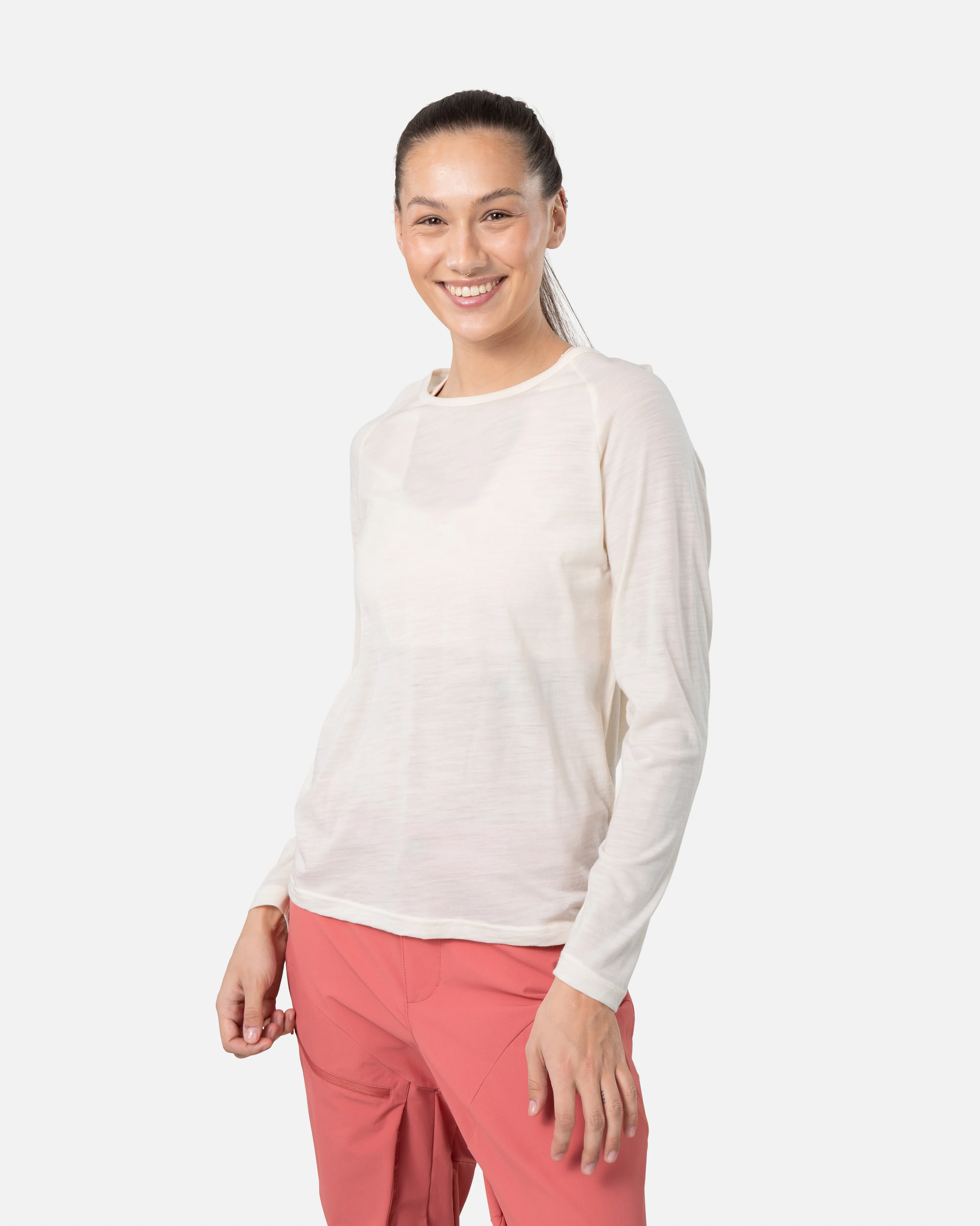 Kari Traa Women&#x27;s Sanne Wool Long Sleeve Light Beige | Buy Kari Traa Women&#x27;s Sanne Wool Long Sleeve Light Beige here | Outnorth