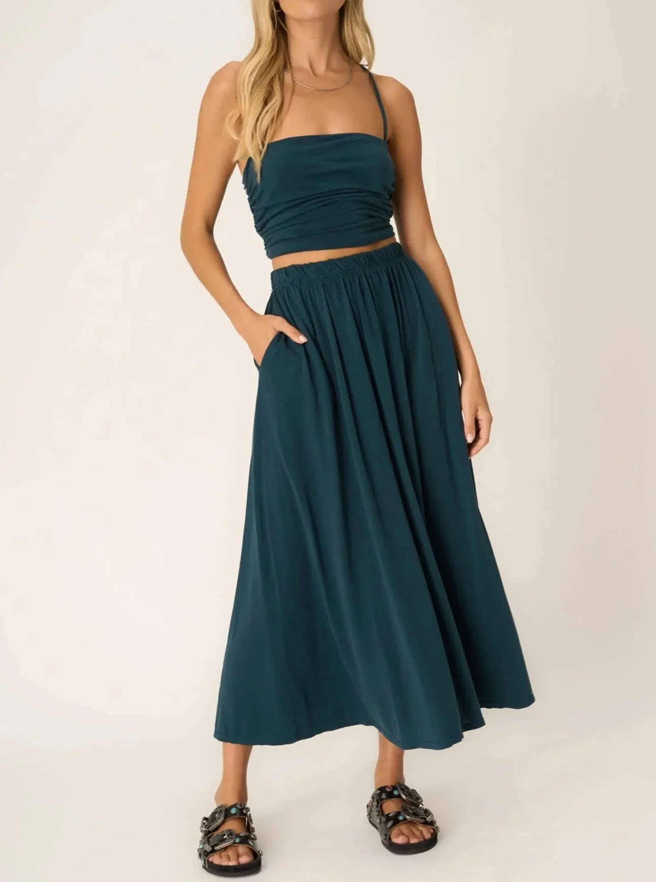 Project Social T Mykonos Ruched Side Cami