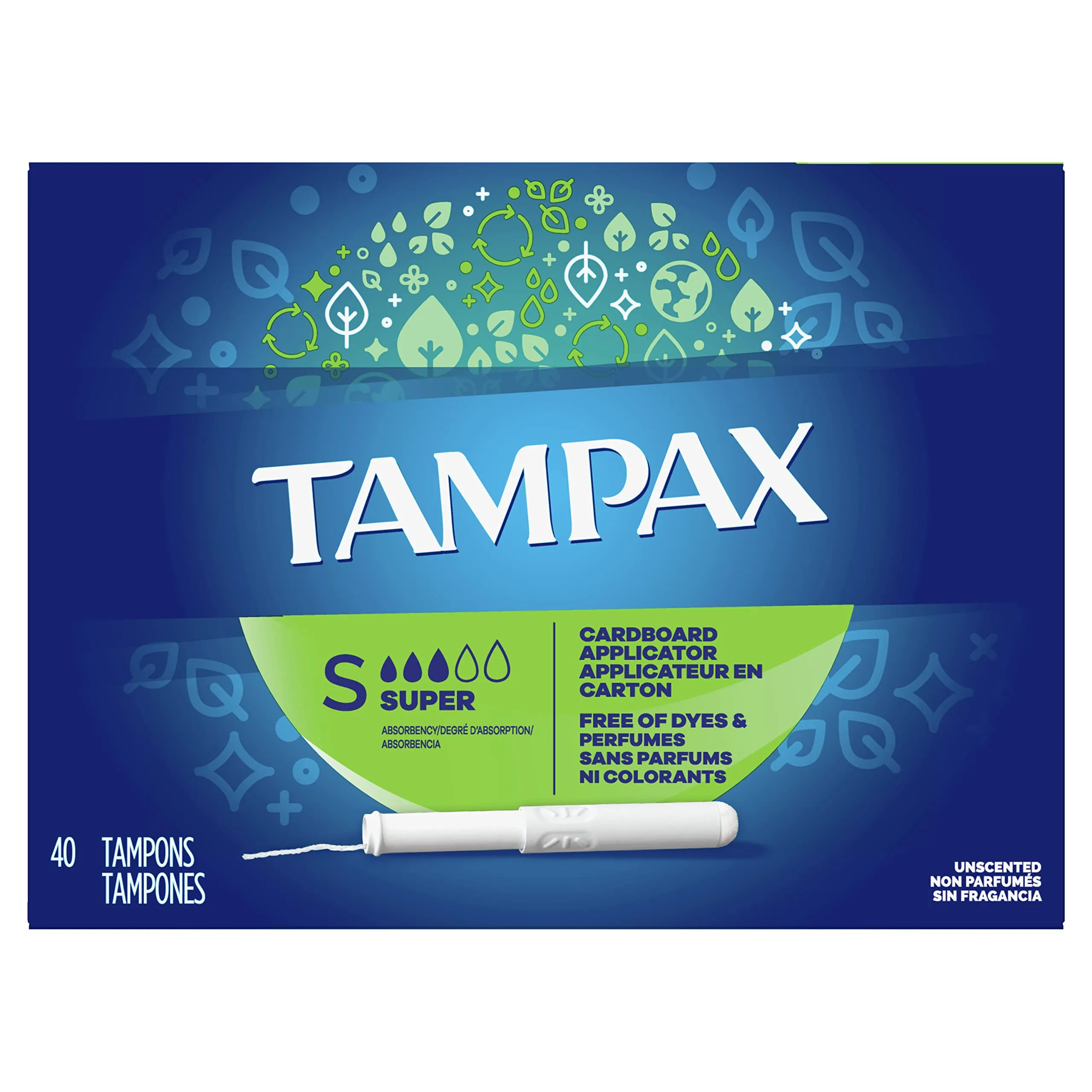 Tampax: Tampons with Biodegradable Applicator
